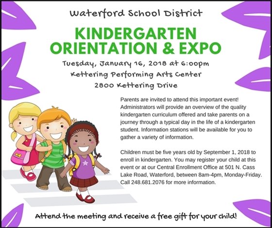 kindergarten orientation and expo