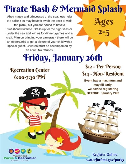 Pirate Bash & Mermaid Splash