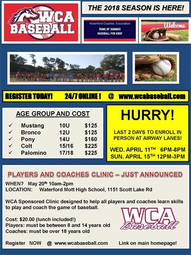 WCA Baseball