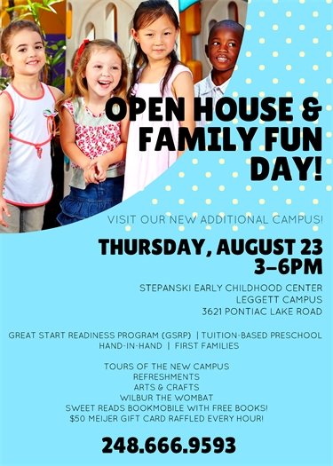 Preschool Open House WSD