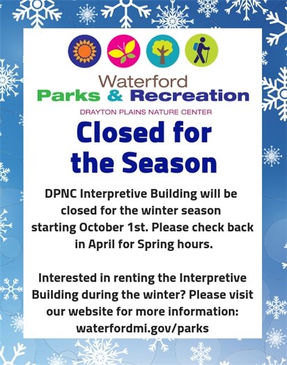 Nature Center Closed