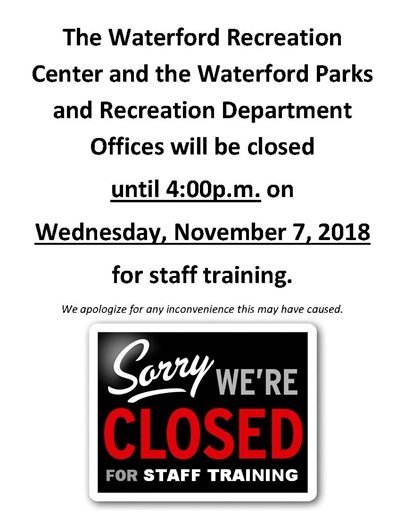 We Are Closed November 7