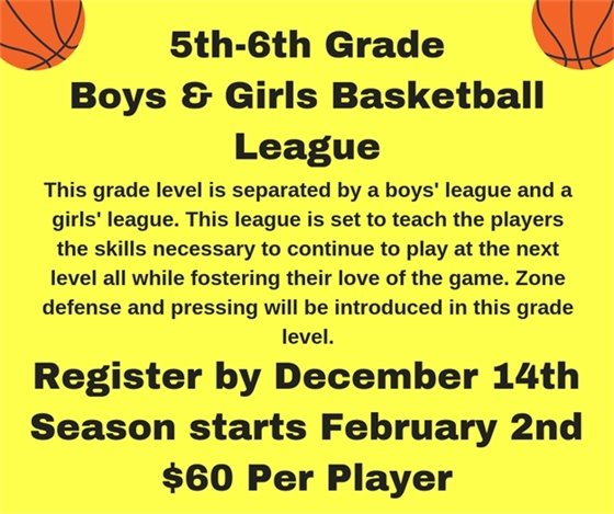 5th and 6th grade basketball