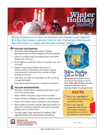 Winter Holiday Fire Safety