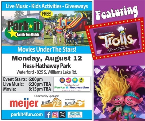 Park It Rescheduled for August 12