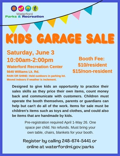 Kids Garage Sale