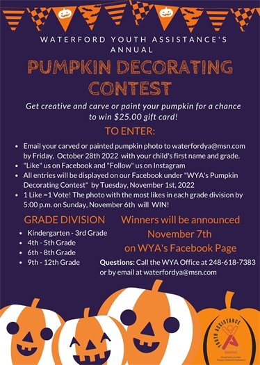 Pumpkin Decorating Contest
