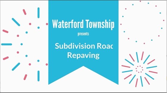 Video about subdivision road repaving