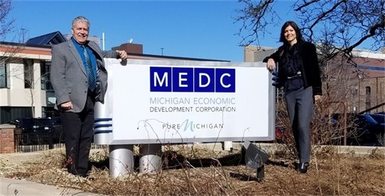 MEDC Sign Photo Supervisor Wall Trustee Joliat