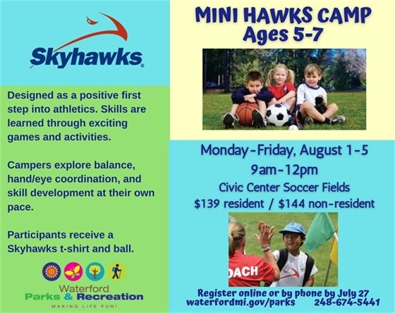 Skyhawks Mini Hawks Camp