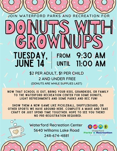 Doughnuts with GrownUps