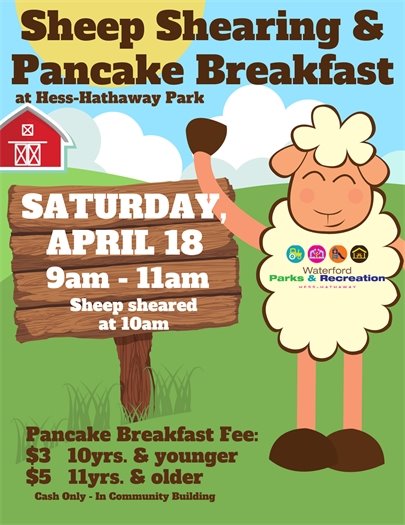 Sheep Shearing & Pancake Breakfast