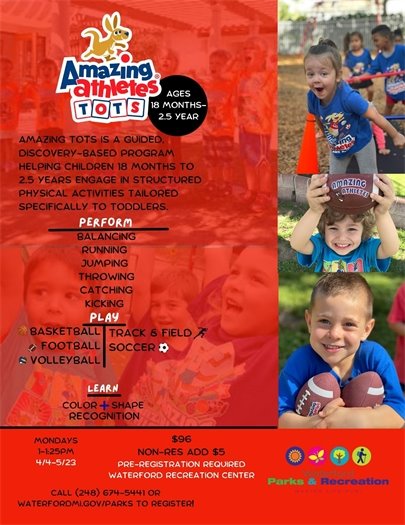 Amazing Athletes Tots