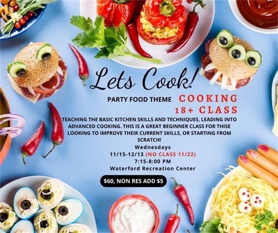 Let's cook party food