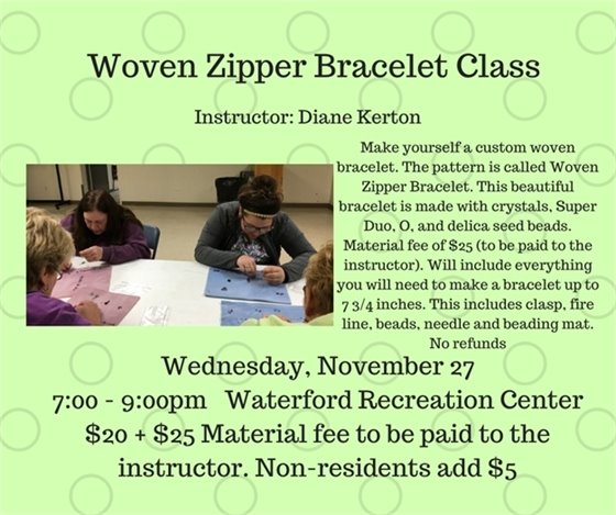 Woven Zipper Bracelet