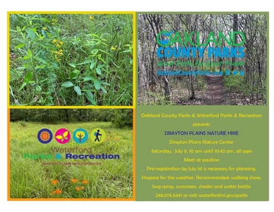 Nature Hike at Drayton Plains Nature Center