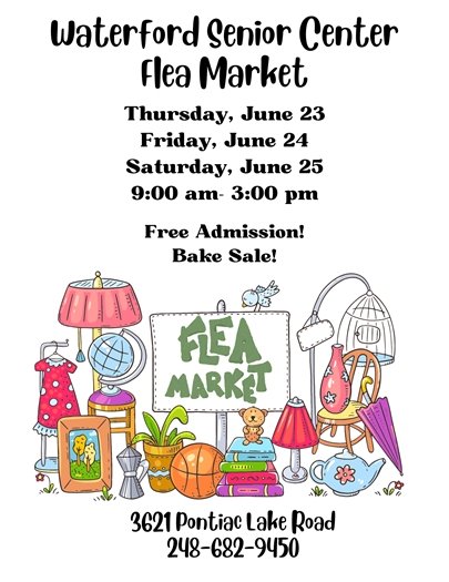 senior center flea market