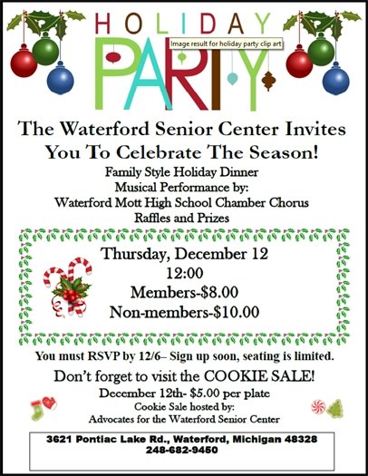 Senior Center Holiday Party 2019