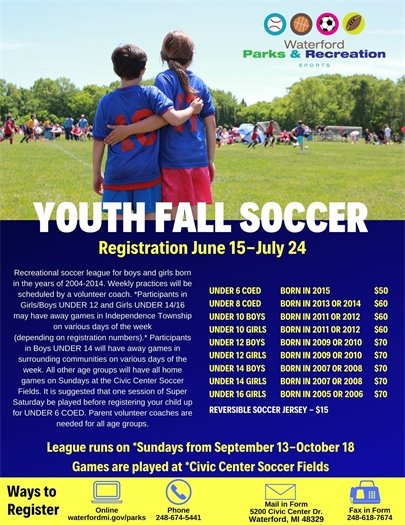 Youth Fall Soccer