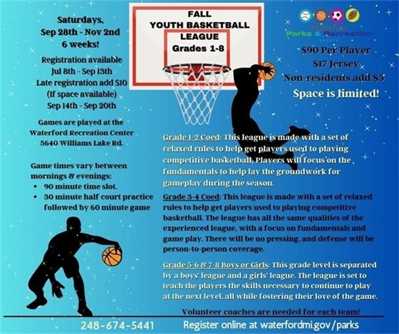 Youth Fall Basketball League