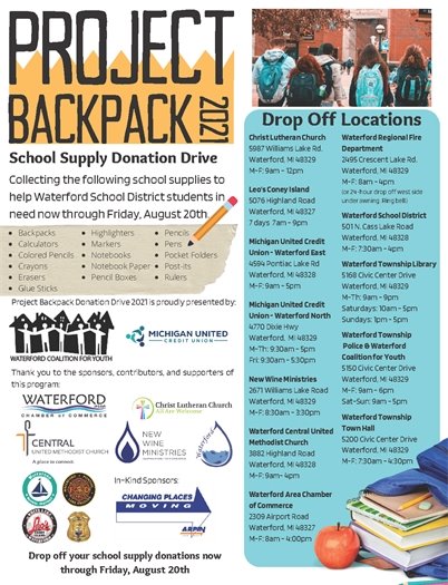 Project Backpack 2021