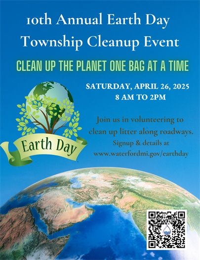 ANNUAL EARTH DAY CLEANUP APRIL 26TH