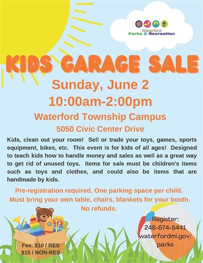 Kids Garage Sale