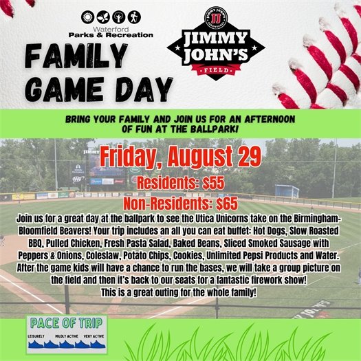 Familly Game Day at Jimmy John's Field