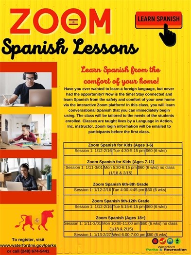 Zoom Spanish Lessons