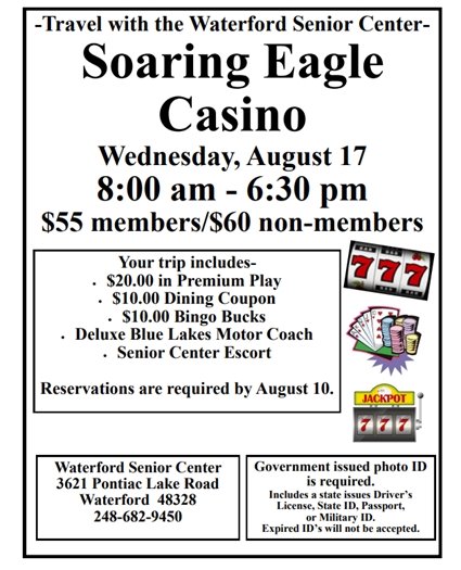 Soaring Eagle Casino August 17