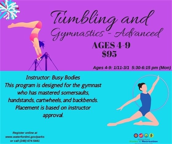 Advanced Tumbling and Gymnastics