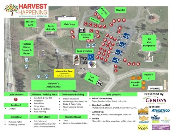 Harvent Happening Map