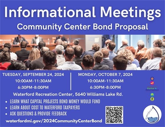 Community Center Bond Proposal Meetings