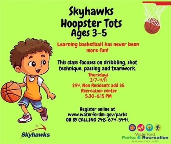 Skyhawks Hoopster Tots