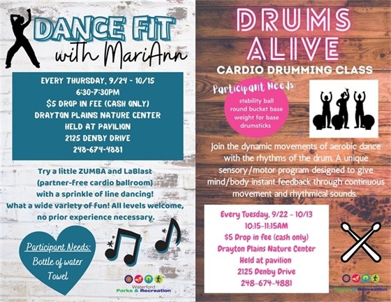 Dance Fit and Drums Alive