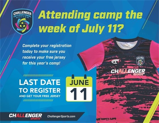 Free Jersey Challenger Soccer