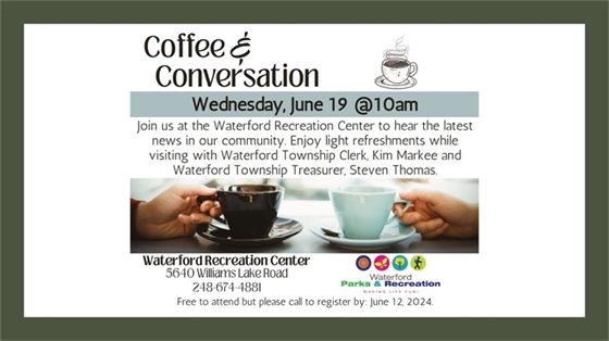 coffee and conversation june 19th at 10:00 am