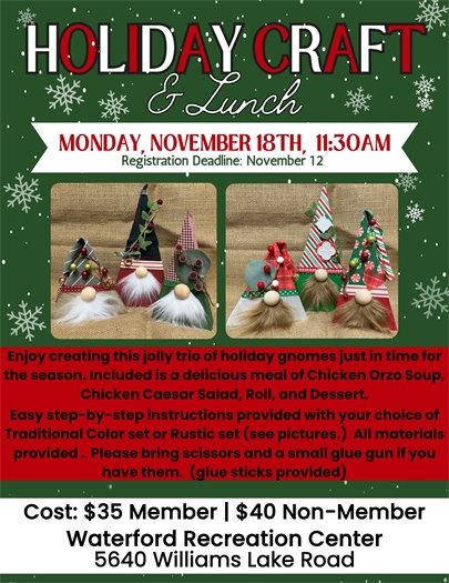 Holiday Craft and Lunch