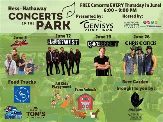 CONCERTS IN THE PARK JUNE 2025