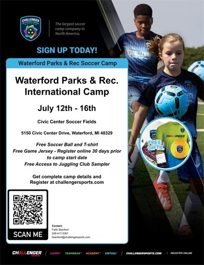 Challenger Soccer Camp