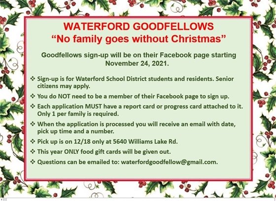 Goodfellows Basket Sign Up Information 2021