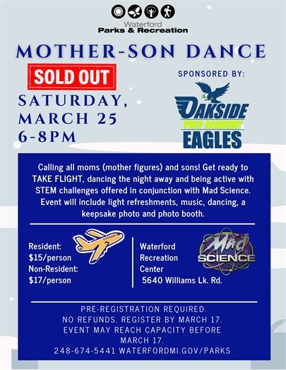 Mother Son Dance Sold Out