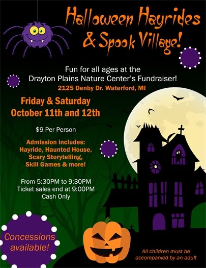 Halloween Hayrides at Nature Center