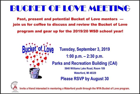 Bucket of Love Meeting