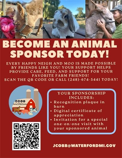 Sponsor an animal at Hess Hathaway