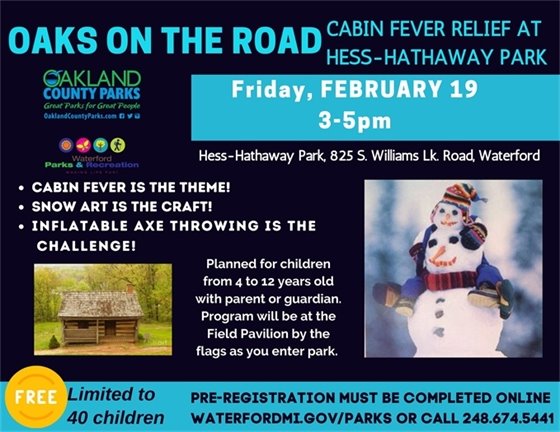 Cabin Fever at Hess Hathaway