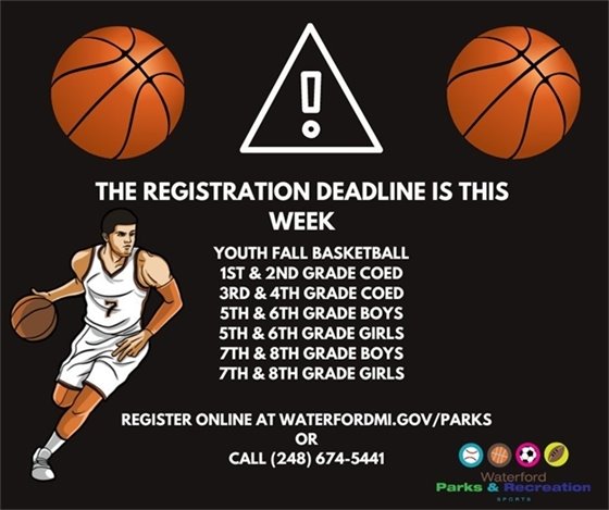 Basketball Registration Deadline Approaching