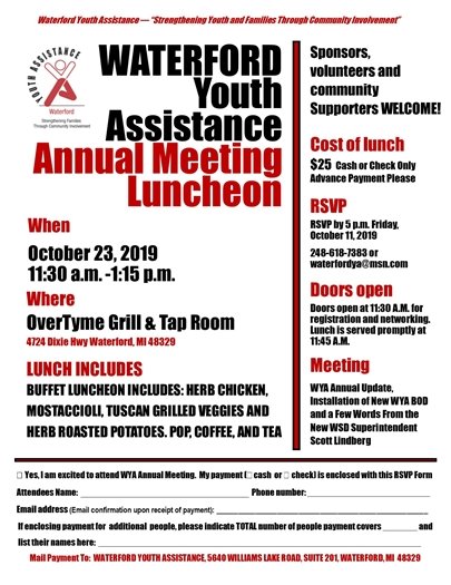 Waterford Youth Assistance 