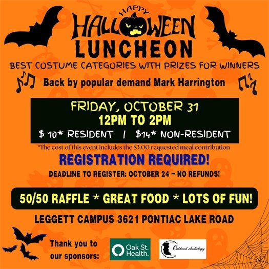 Halloween Luncheon Party