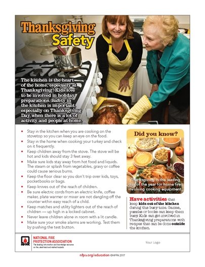 Thanksgiving Fire Safety Tips